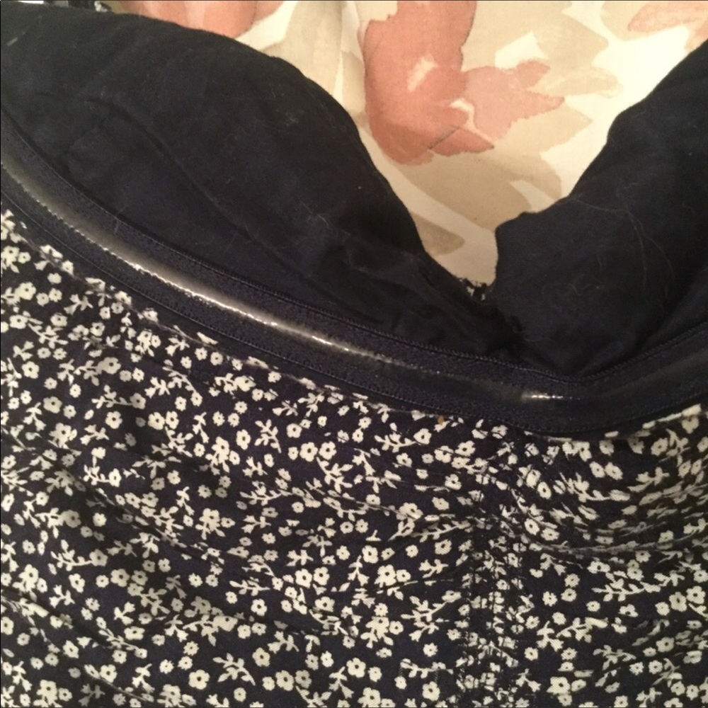 NWOT, dark blue/white cotton dress, pockets👋 - Picture 5 of 7